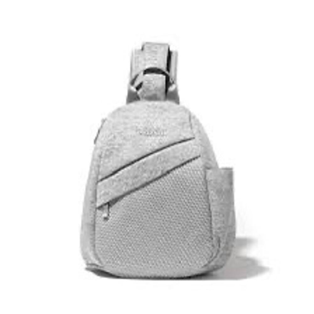 Baggallini Heather Gray Neoprene Sling RFID Crossbody Handsfree Backpack New - Picture 11 of 11